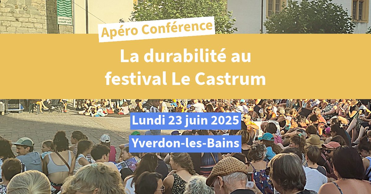 Apéro-Conférence - La durabilité au festival Le Castrum